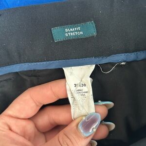 Perry Ellis Charcoal Stretch Trousers